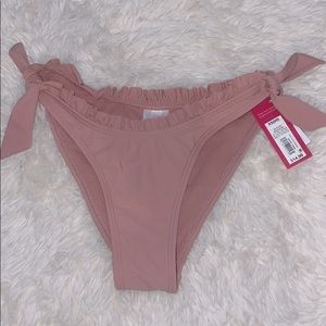 NWT Dusty pink high leg bikini bottoms 💗